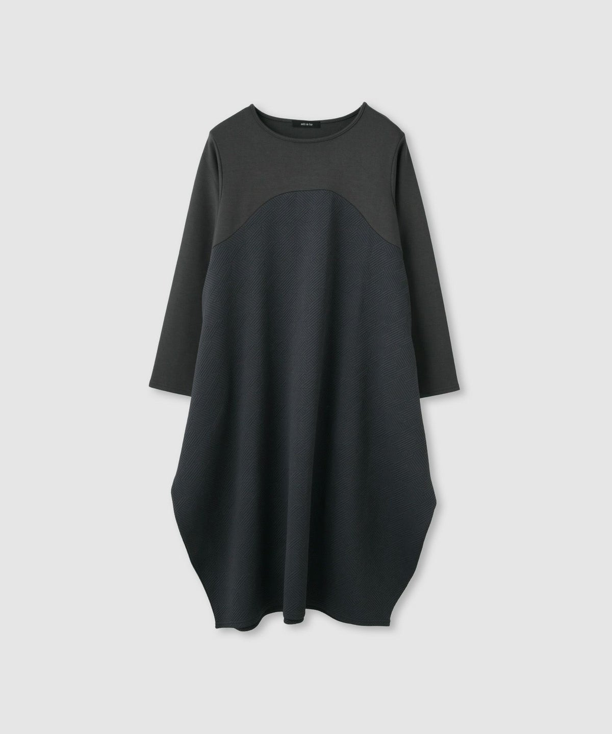 milli de l'air ジャガードコクーンワンピース レディース