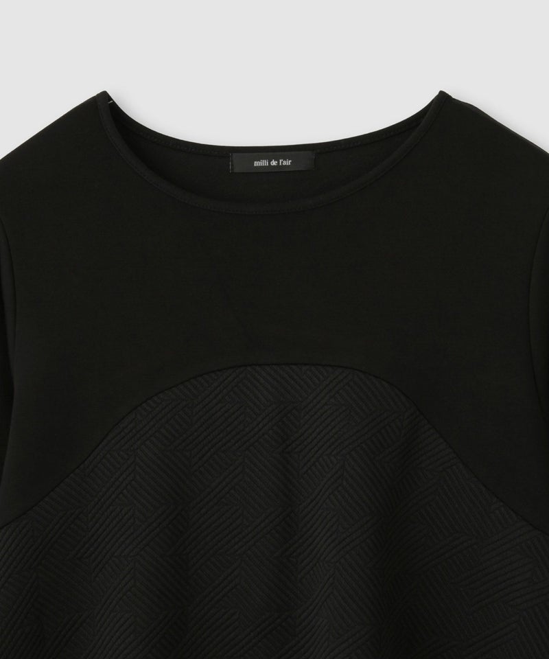 milli de l'air ジャガードコクーンワンピース レディース商品画像-13