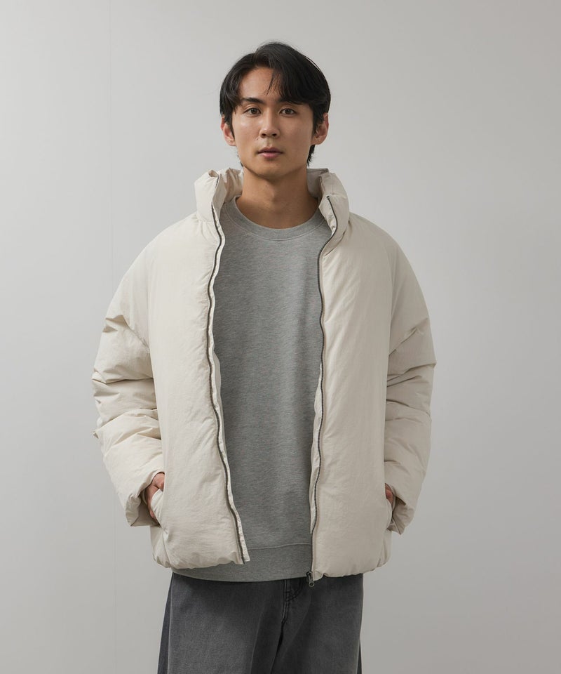URBAN COLLECTION ナイロンワッシャー ノンキルト中綿ブルゾン メンズ商品画像-4