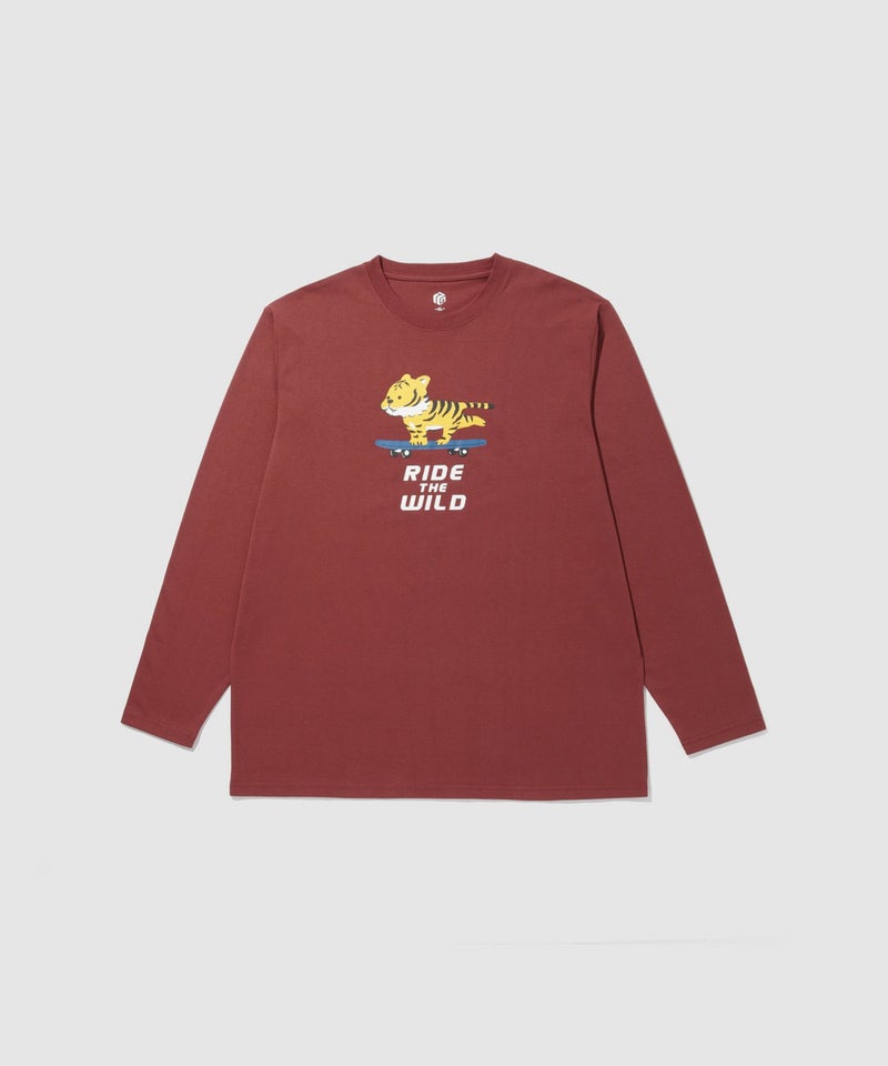 T-GRAPHICS ゆるかわアニマル長袖Tシャツ メンズ商品画像-4