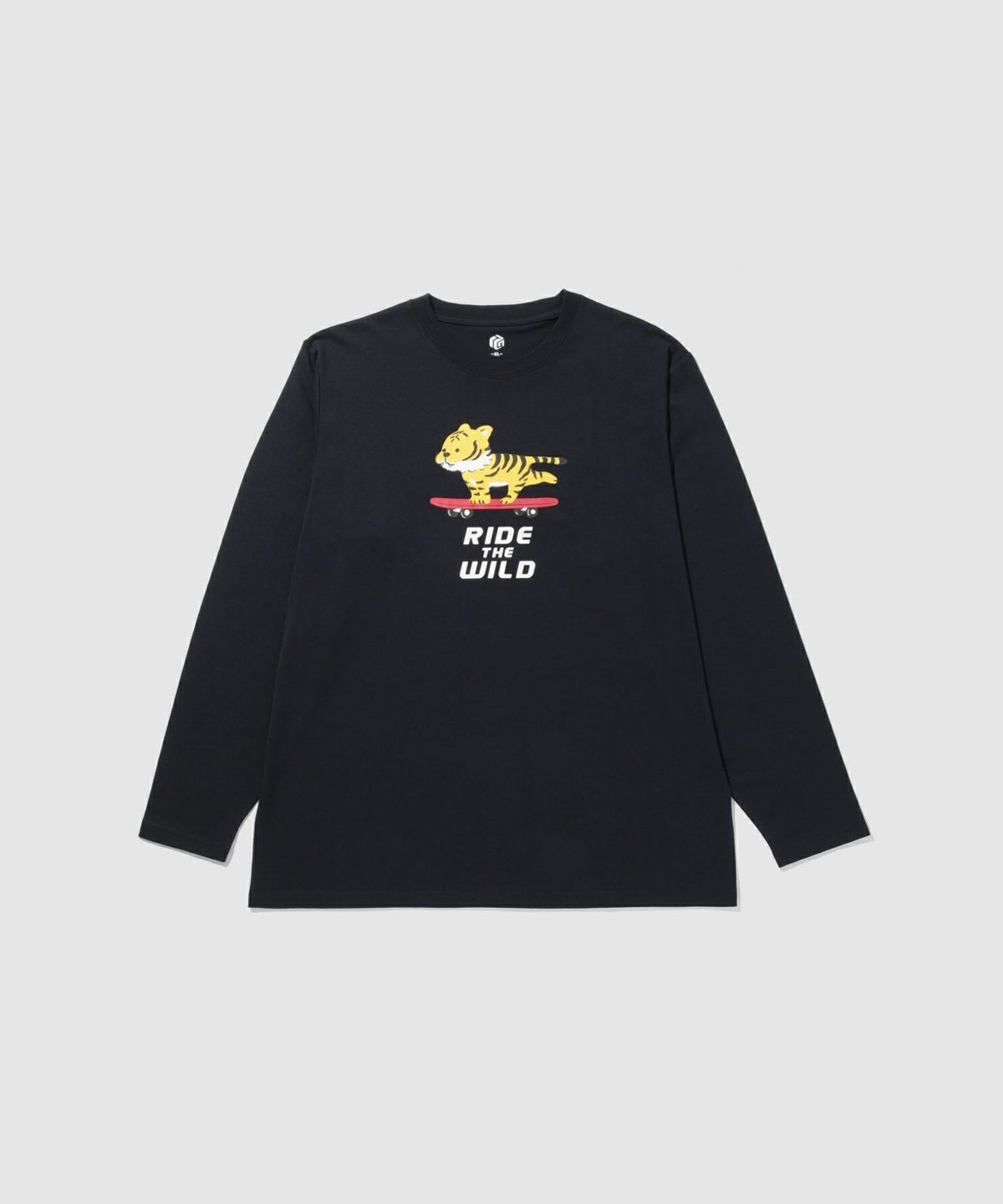 T-GRAPHICS ゆるかわアニマル長袖Tシャツ メンズ