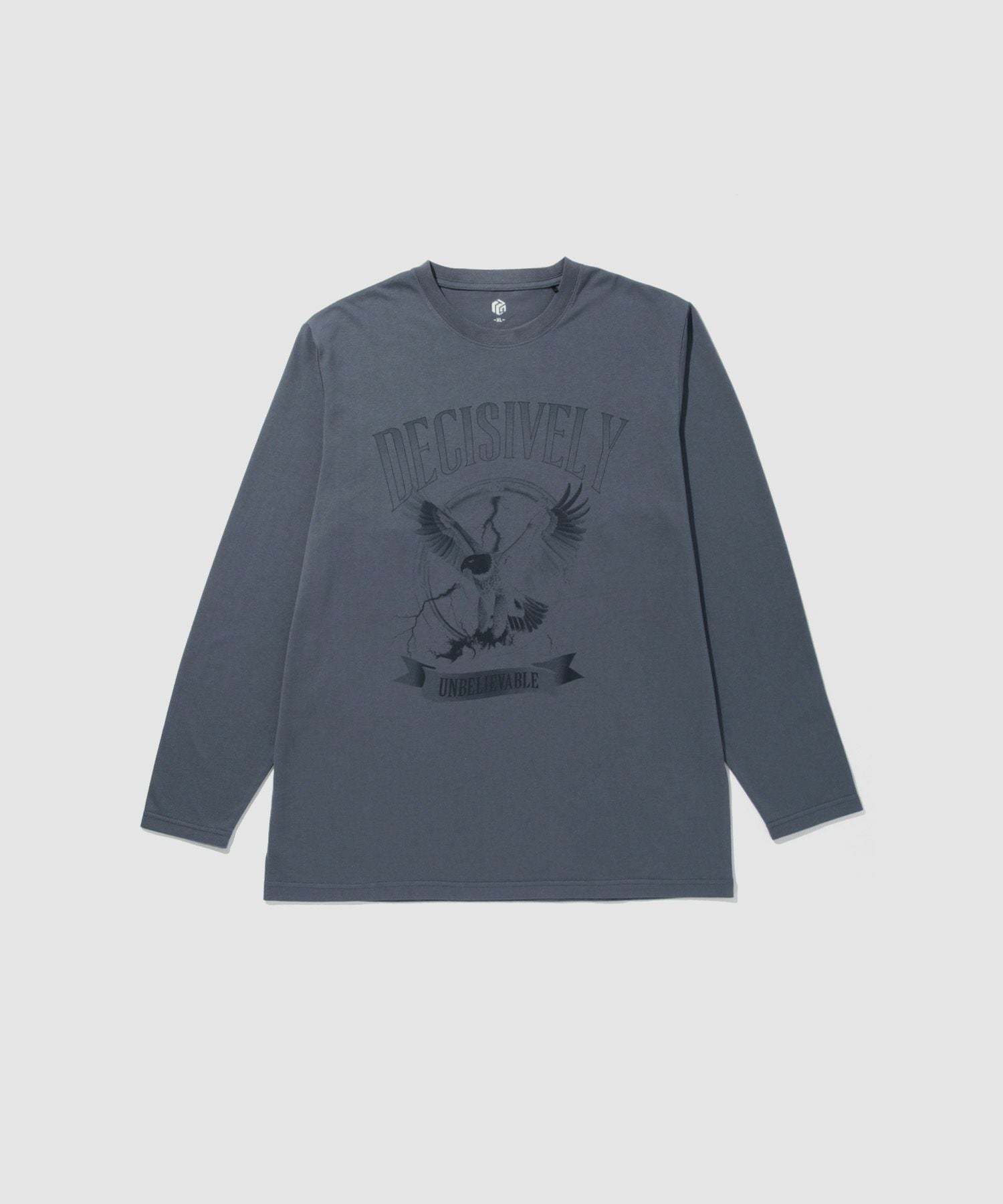 T-GRAPHICS ビッグプリント長袖Tシャツ メンズ