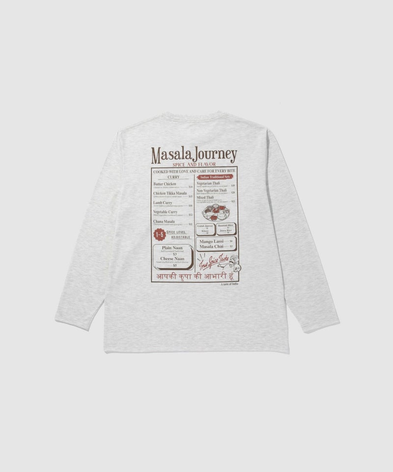 T-GRAPHICS フードメニュー長袖Tシャツ メンズ商品画像-2