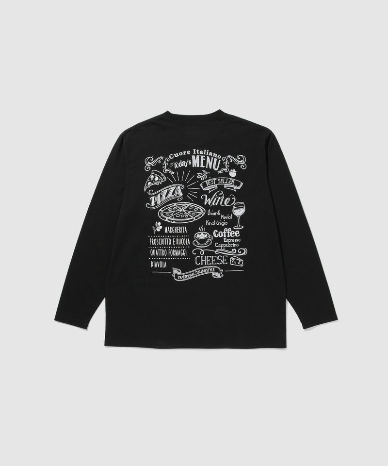 T-GRAPHICS フードメニュー長袖Tシャツ メンズ商品画像-4