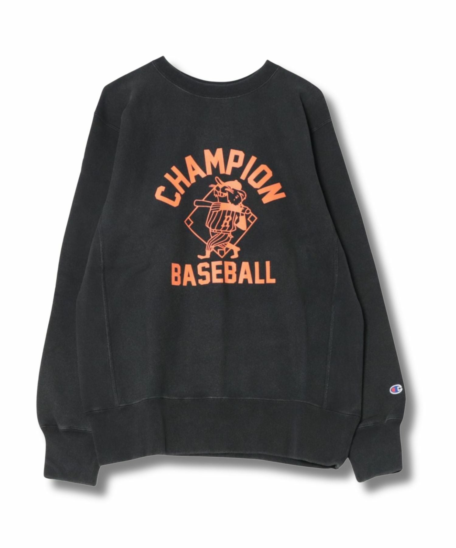 Champion スウェットカットソー X-LARGE ブラック メンズ  チャンピオン スウェット トレーナー メンズ ブランド