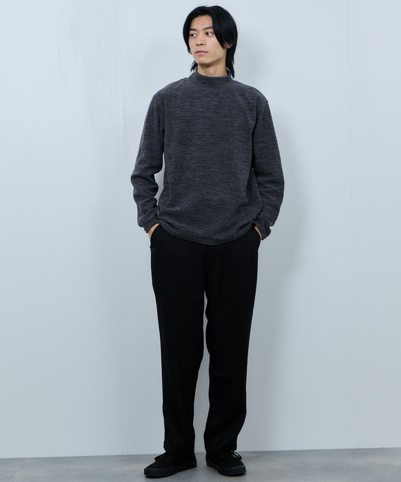 FIRST DOWN カチオンフリース モックネック長袖Tシャツ メンズ商品画像-13