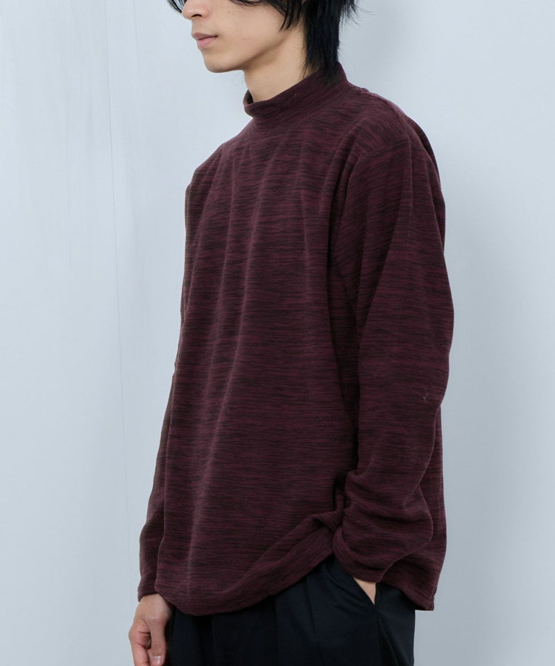 FIRST DOWN カチオンフリース モックネック長袖Tシャツ メンズ商品画像-14