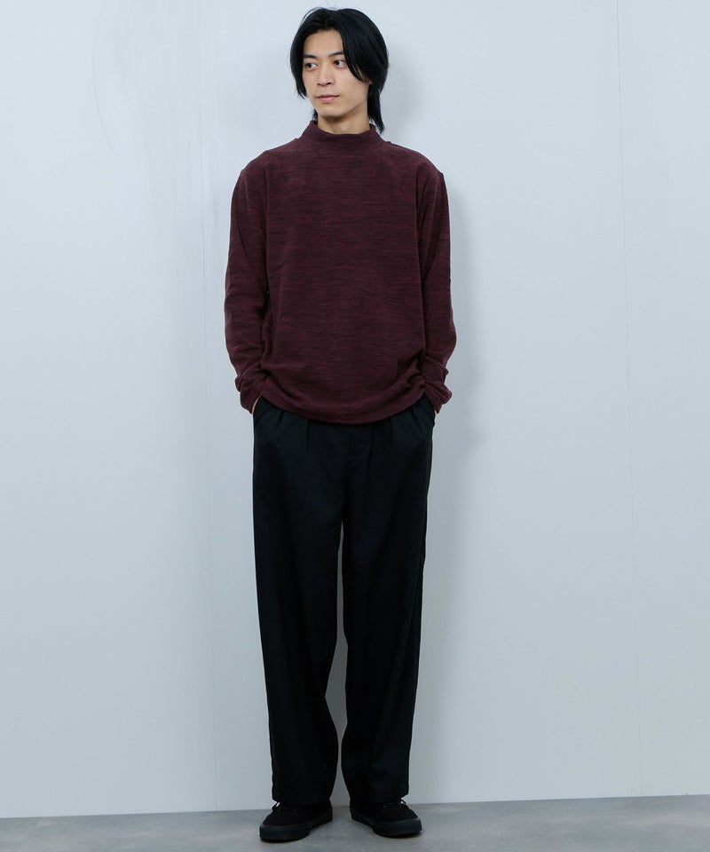 FIRST DOWN カチオンフリース モックネック長袖Tシャツ メンズ商品画像-16