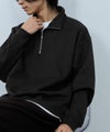 URBAN COLLECTION ふくれジャガード ハーフジップスウェット メンズ商品サムネイル-6