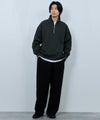 URBAN COLLECTION ふくれジャガード ハーフジップスウェット メンズ商品サムネイル-18