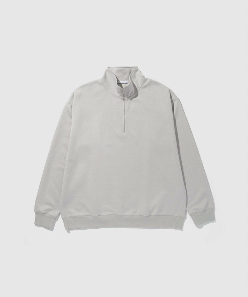 URBAN COLLECTION ふくれジャガード ハーフジップスウェット メンズ商品画像-20