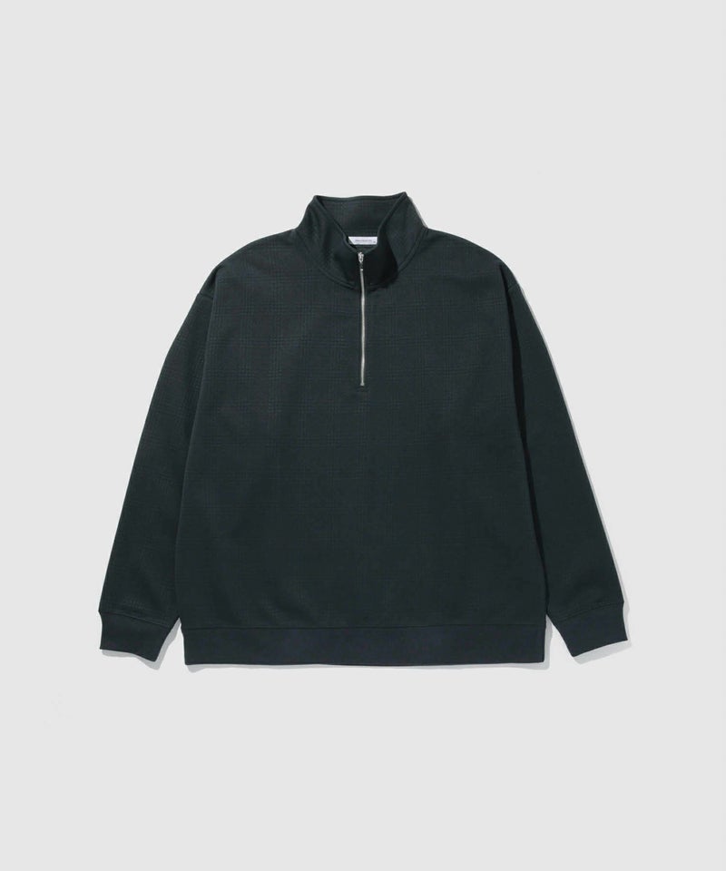 URBAN COLLECTION ふくれジャガード ハーフジップスウェット メンズ商品画像-22