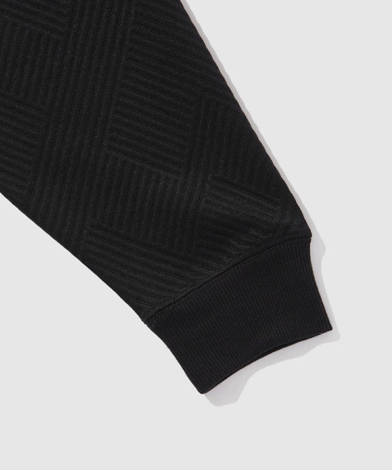 URBAN COLLECTION ふくれジャガード ハーフジップスウェット メンズ商品画像-25