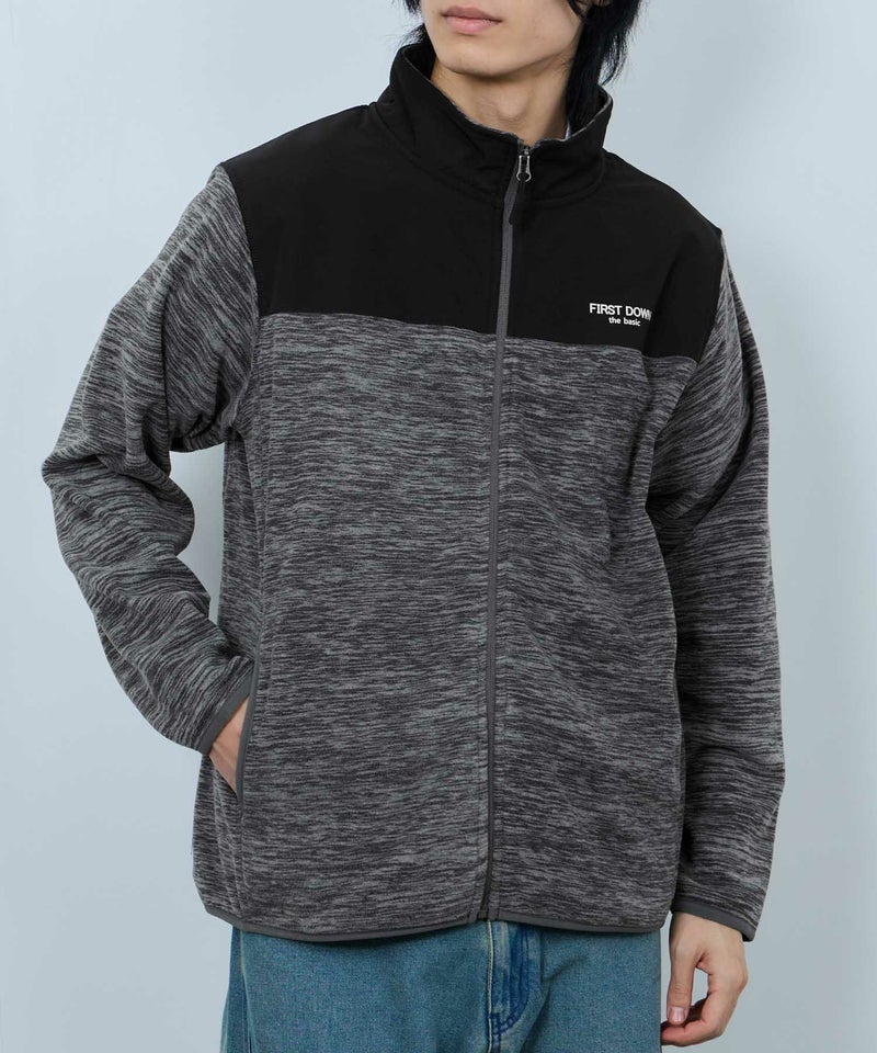 FIRST DOWN  カチオンフリース スタンドフルジップブルゾン メンズ商品画像-1