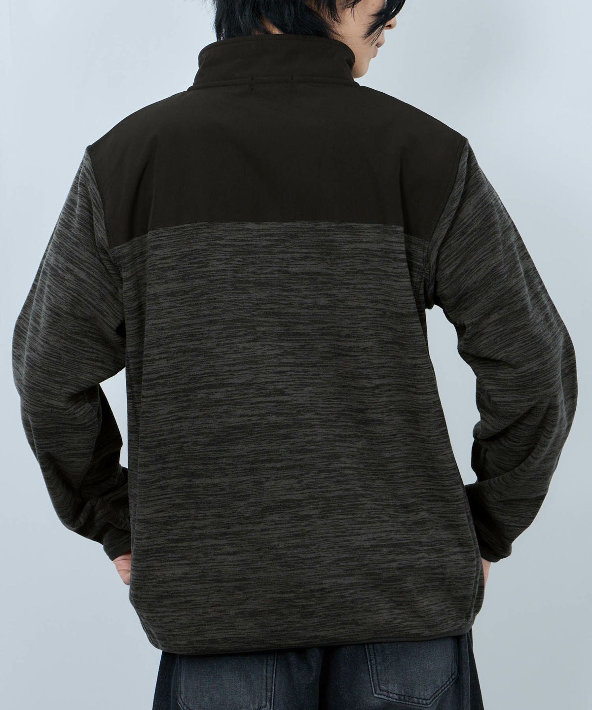 FIRST DOWN カチオンフリース スタンドフルジップブルゾン メンズ