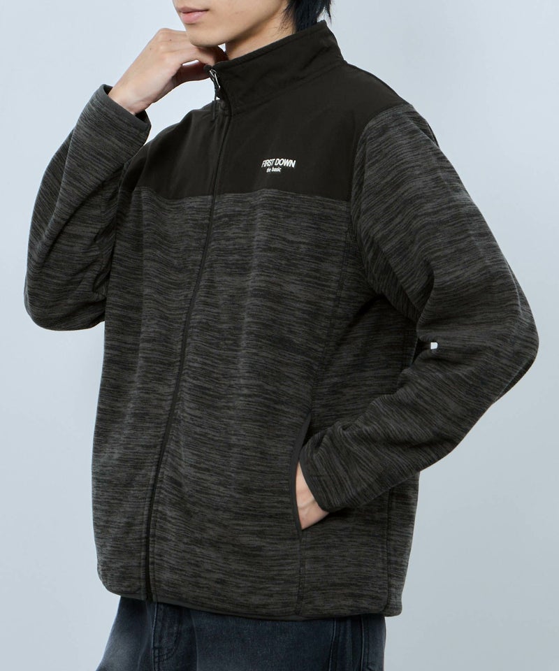 FIRST DOWN  カチオンフリース スタンドフルジップブルゾン メンズ商品画像-9