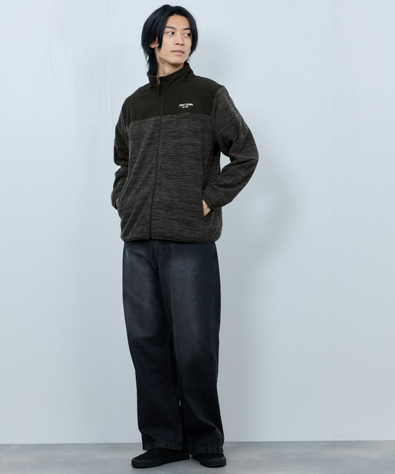 FIRST DOWN カチオンフリース スタンドフルジップブルゾン メンズ商品画像-10