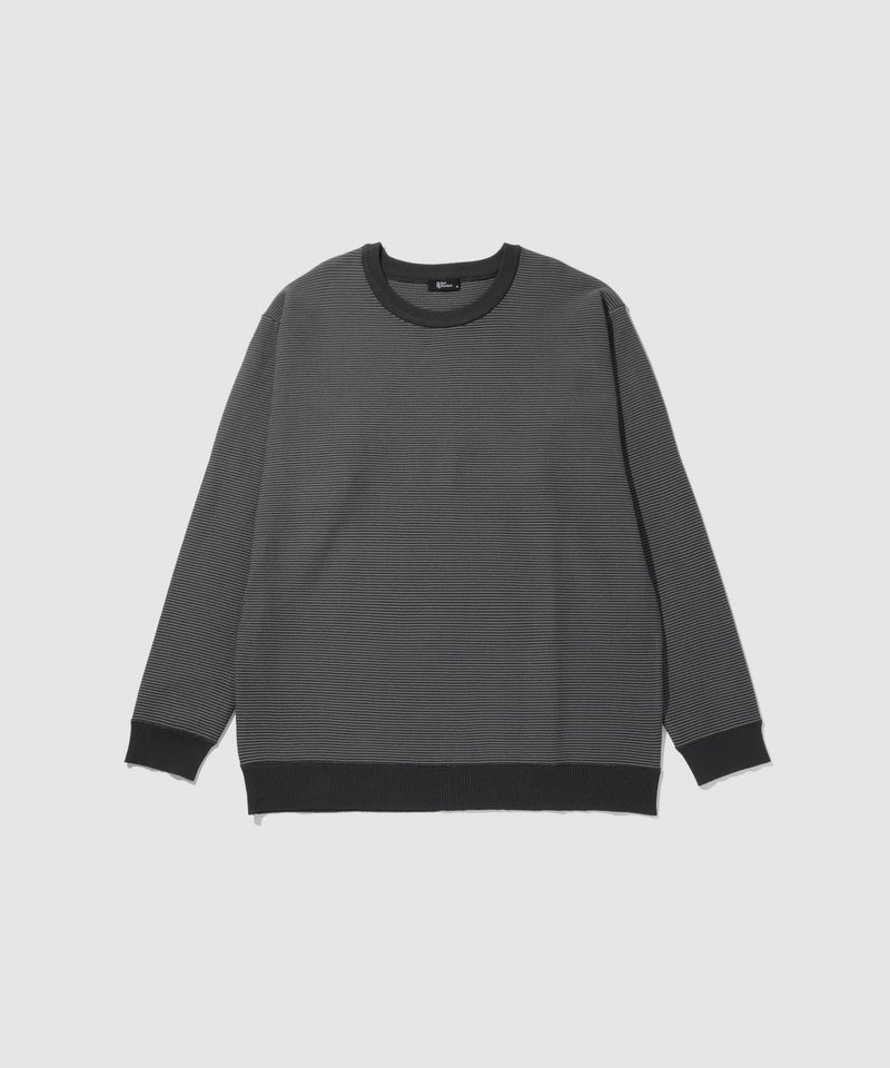 [期間限定knit]Real Standard  ボーダークルーネックニット メンズ商品画像-13