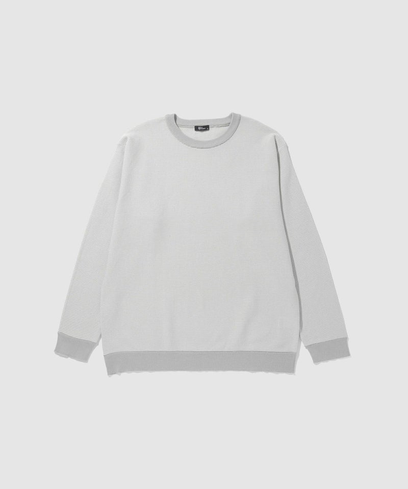 [期間限定knit]Real Standard  ボーダークルーネックニット メンズ商品画像-14