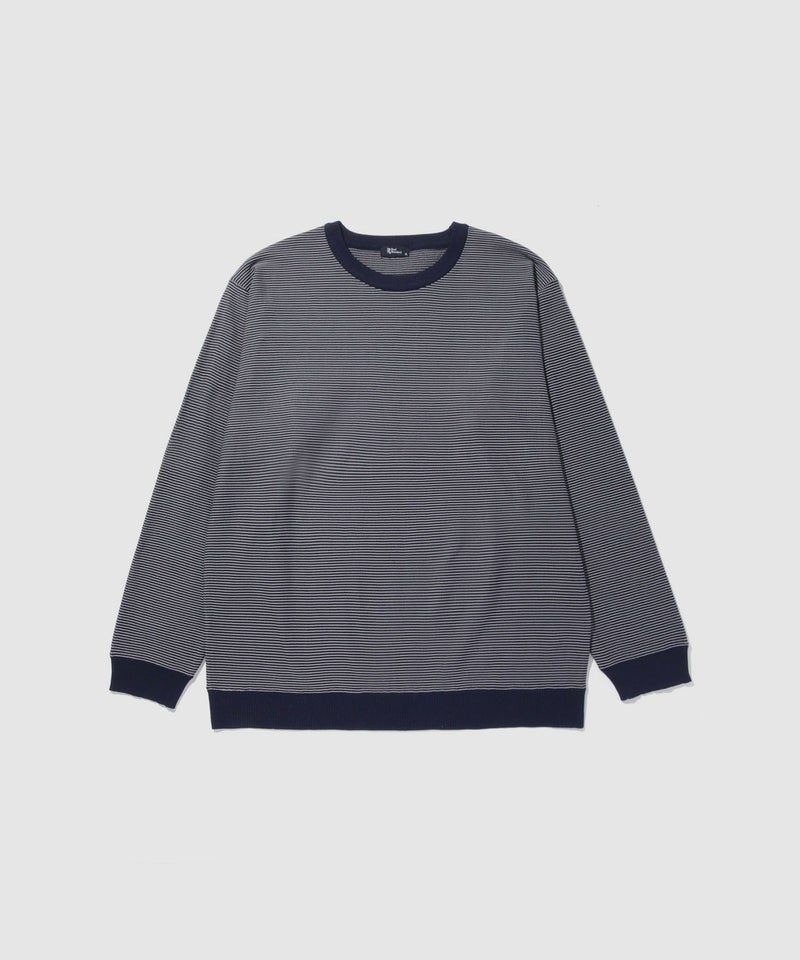 [期間限定knit]Real Standard  ボーダークルーネックニット メンズ商品画像-15