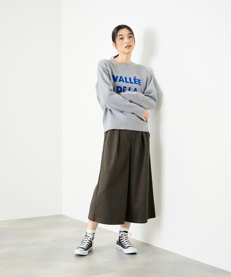 Idnes  ツイードライククロップドパンツ レディース商品画像-10