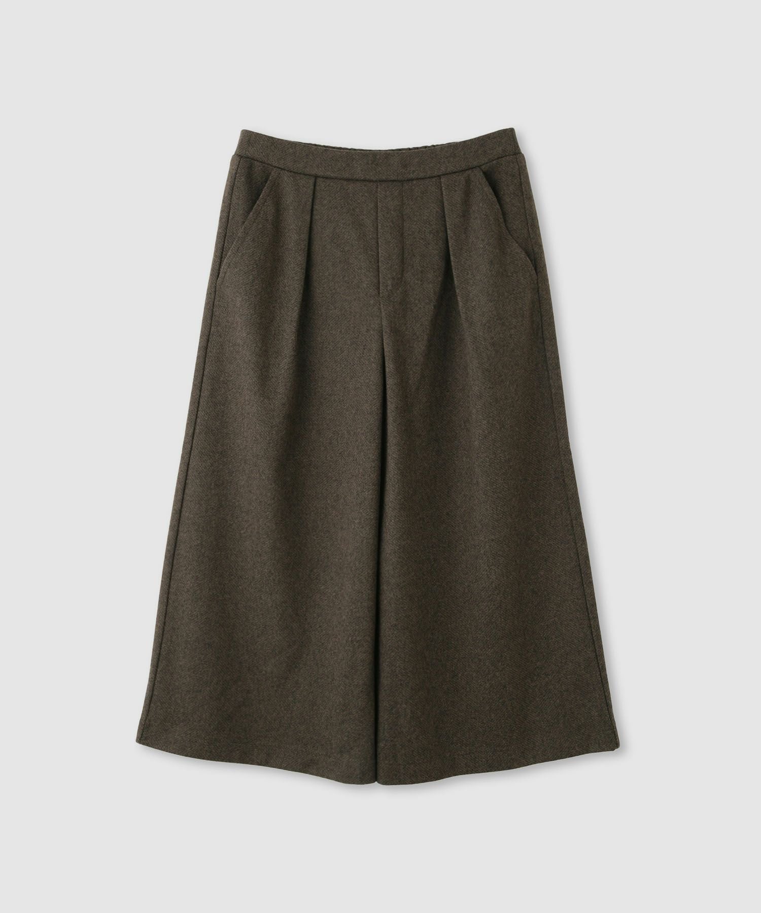 Idnes ツイードライククロップドパンツ レディース