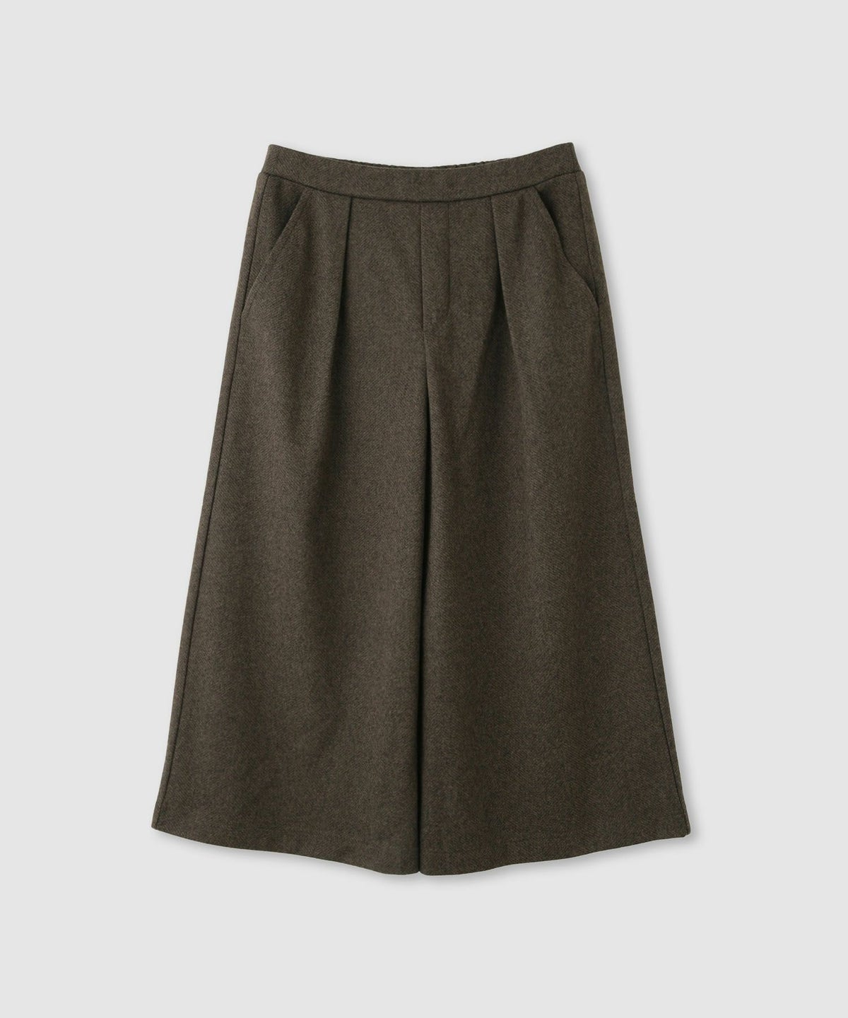 Idnes ツイードライククロップドパンツ レディース