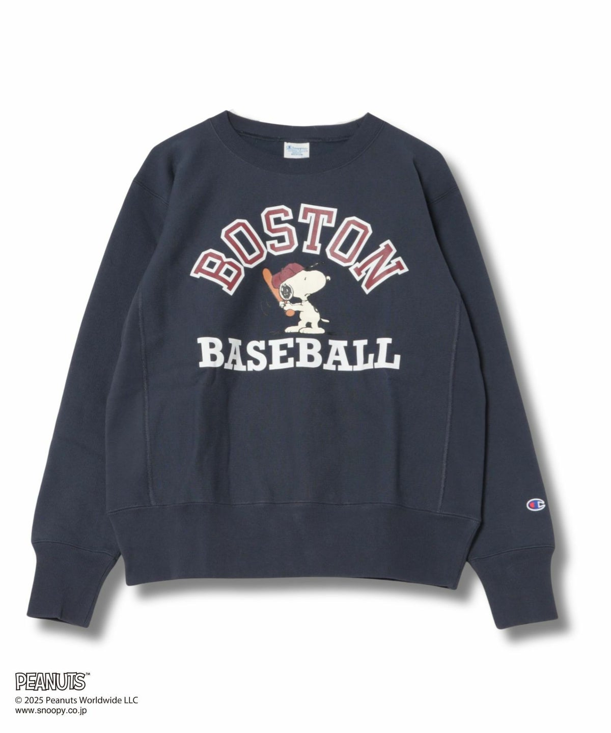 【WEB限定】Champion リバースウィーブ(R) スヌーピープリントスウェット メンズ