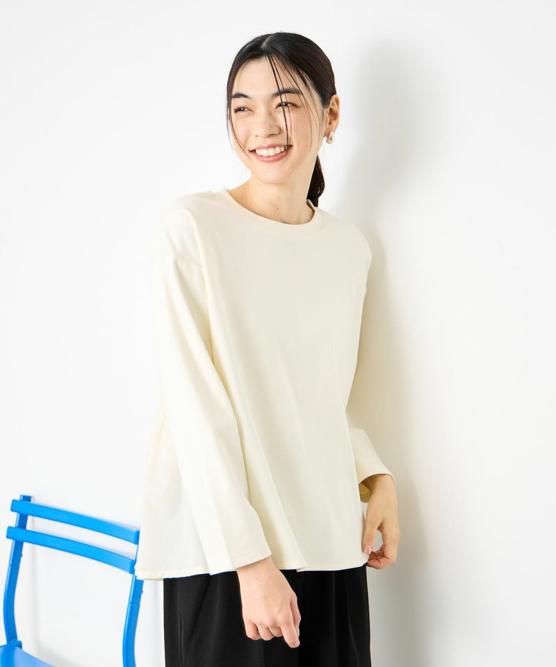 Idnes ドッキングペプラムプルオーバー レディース商品画像-2