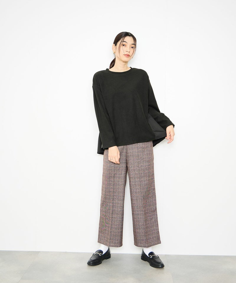 Idnes ドッキングペプラムプルオーバー レディース商品画像-15