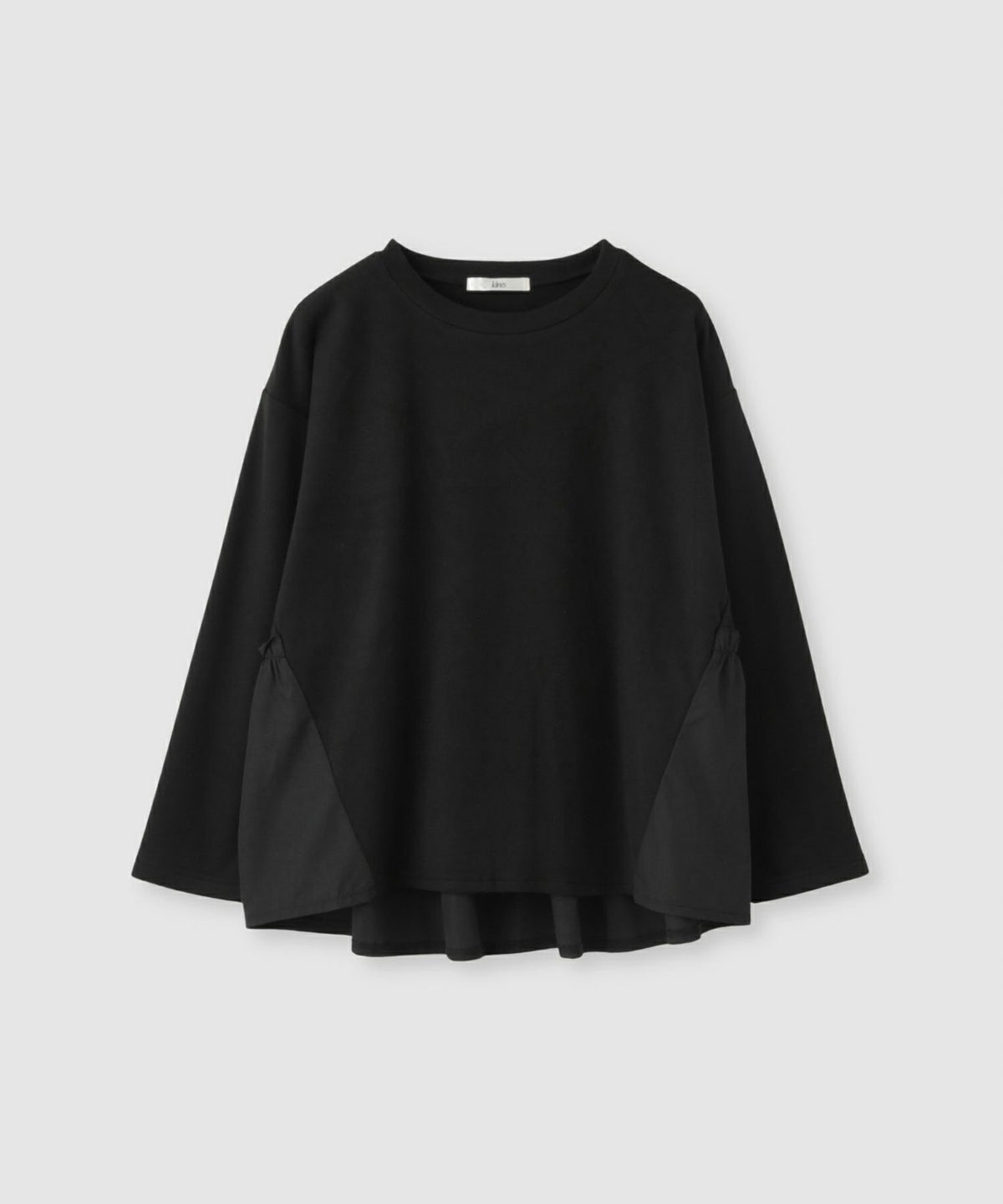  Idnes ドッキングペプラムプルオーバー レディース