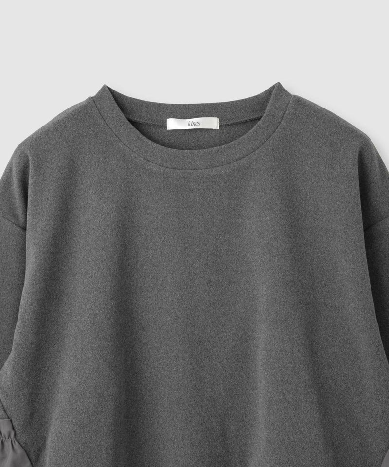 Idnes ドッキングペプラムプルオーバー レディース商品画像-20