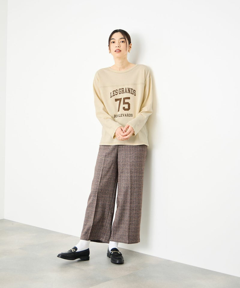 Idnes 2WAYフットボールロゴTシャツ レディース メール便 対応商品商品画像-8