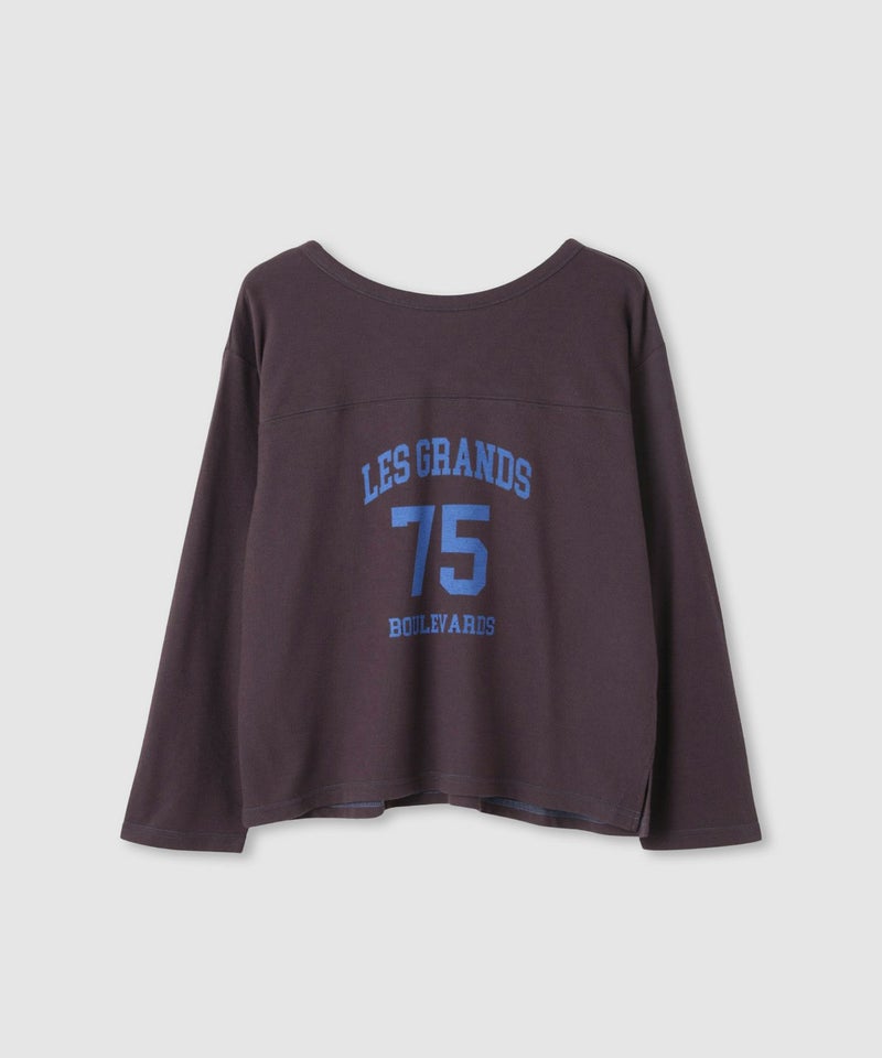 Idnes 2WAYフットボールロゴTシャツ レディース メール便 対応商品商品画像-17