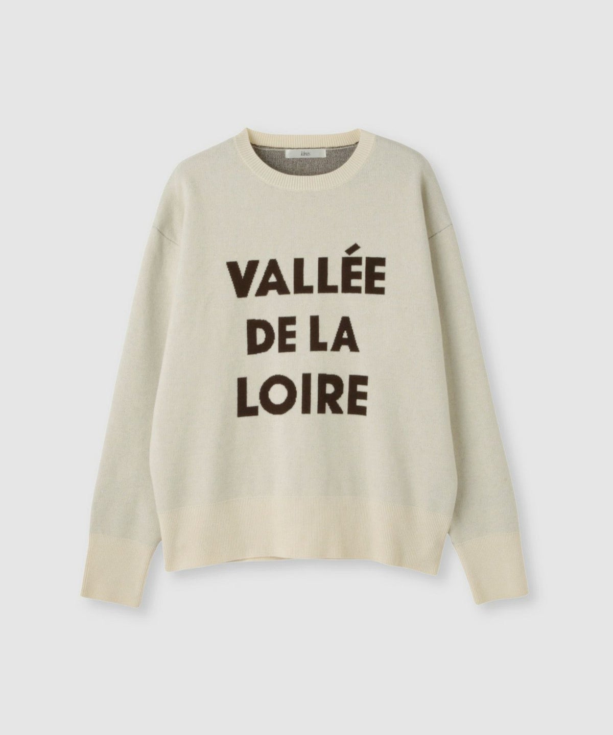 Idnes ジャガードロゴニットプルオーバー レディース