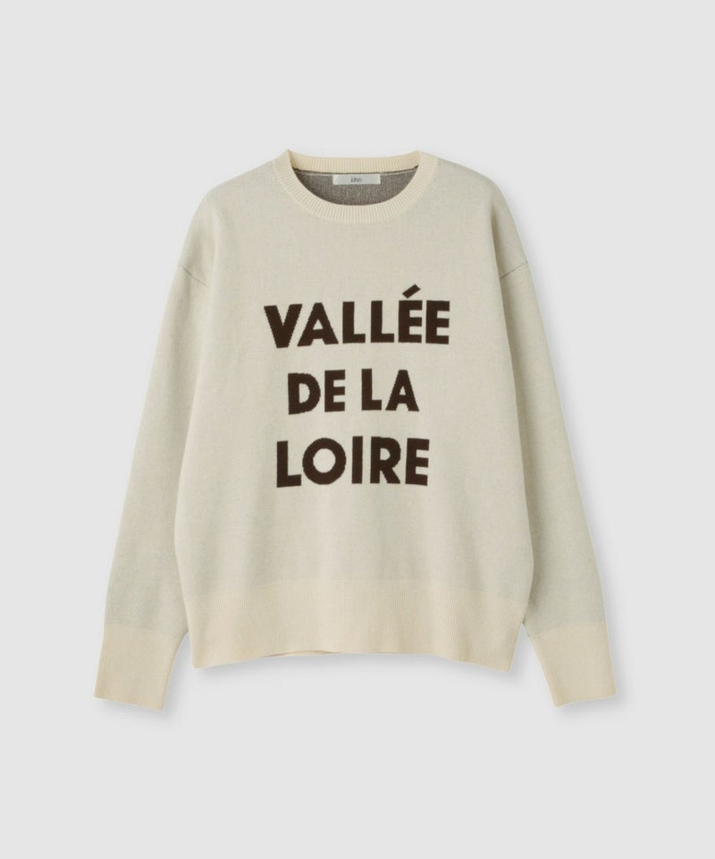 [期間限定knit]Idnes  ジャガードロゴニットプルオーバー レディース商品画像-16