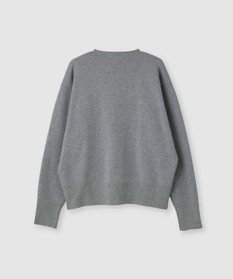 [期間限定knit]Idnes  ジャガードロゴニットプルオーバー レディース商品画像-18