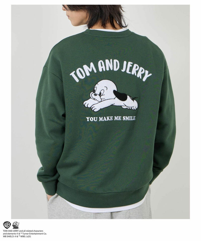 Tom and Jerry 子犬サガラ刺繍トレーナー メンズ商品画像-20