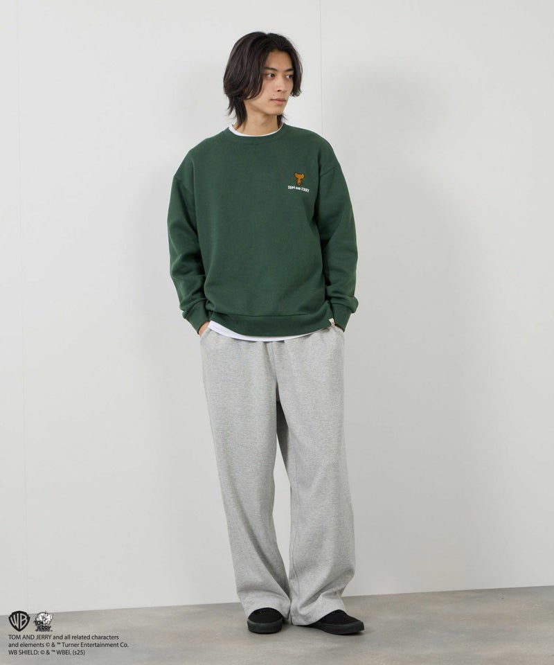 Tom and Jerry 子犬サガラ刺繍トレーナー メンズ商品画像-21