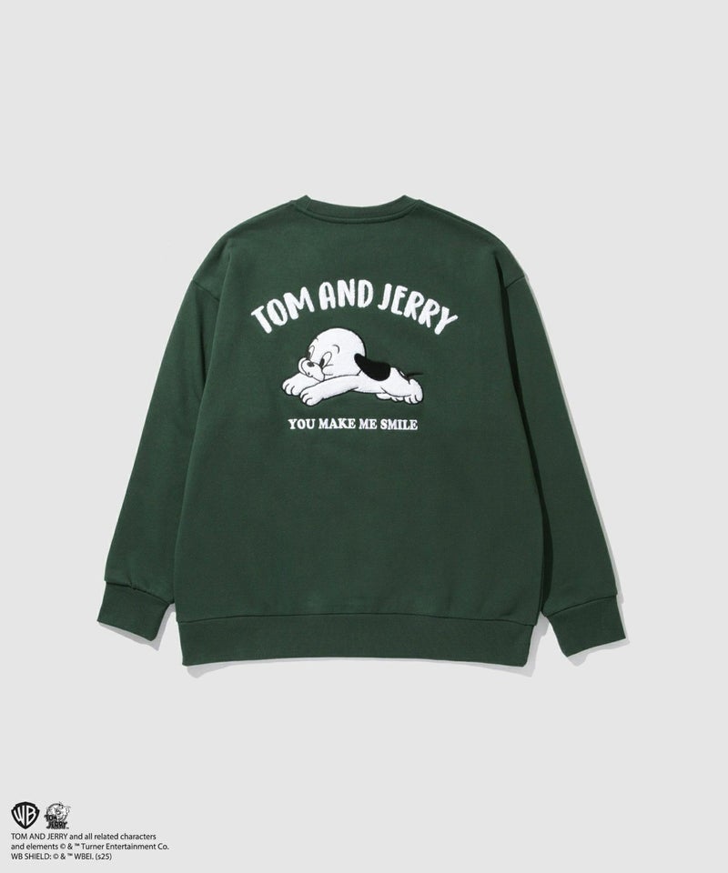 Tom and Jerry 子犬サガラ刺繍トレーナー メンズ商品画像-24