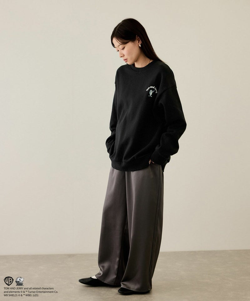 Tom and Jerry 魚総刺繍トレーナー メンズ商品画像-5