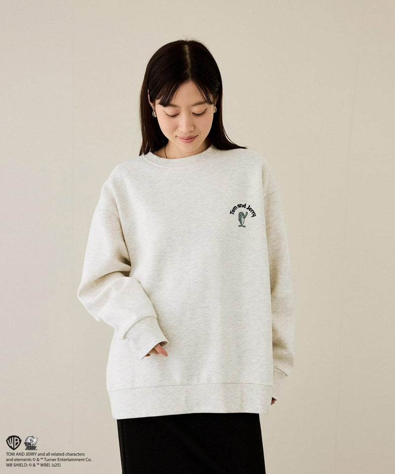 Tom and Jerry 魚総刺繍トレーナー メンズ商品画像-12