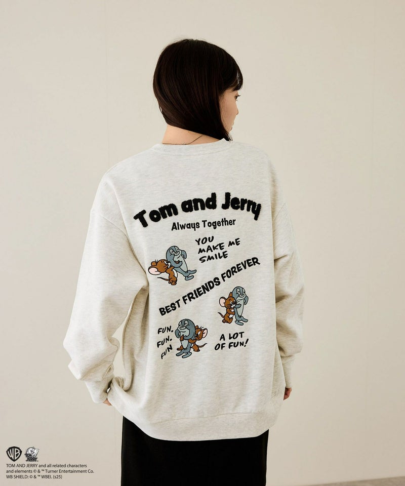 Tom and Jerry 魚総刺繍トレーナー メンズ商品画像-13