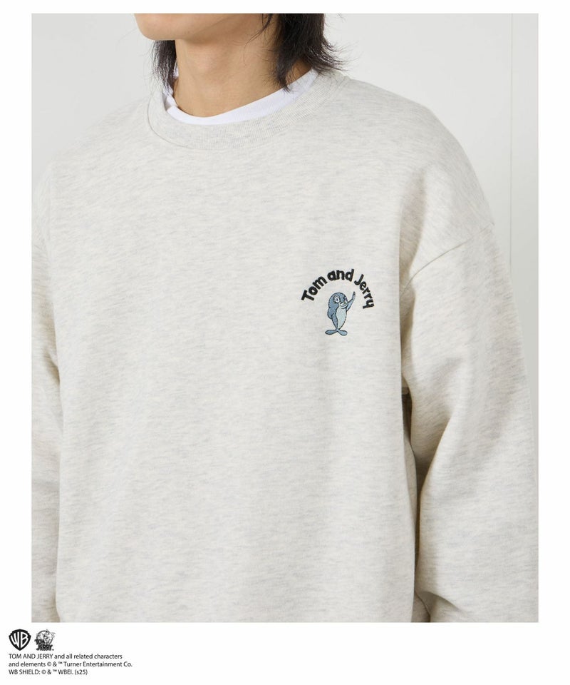 Tom and Jerry 魚総刺繍トレーナー メンズ商品画像-16