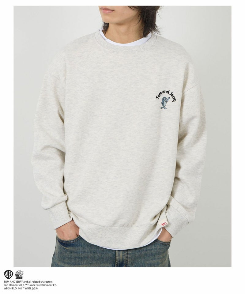 Tom and Jerry 魚総刺繍トレーナー メンズ商品画像-17