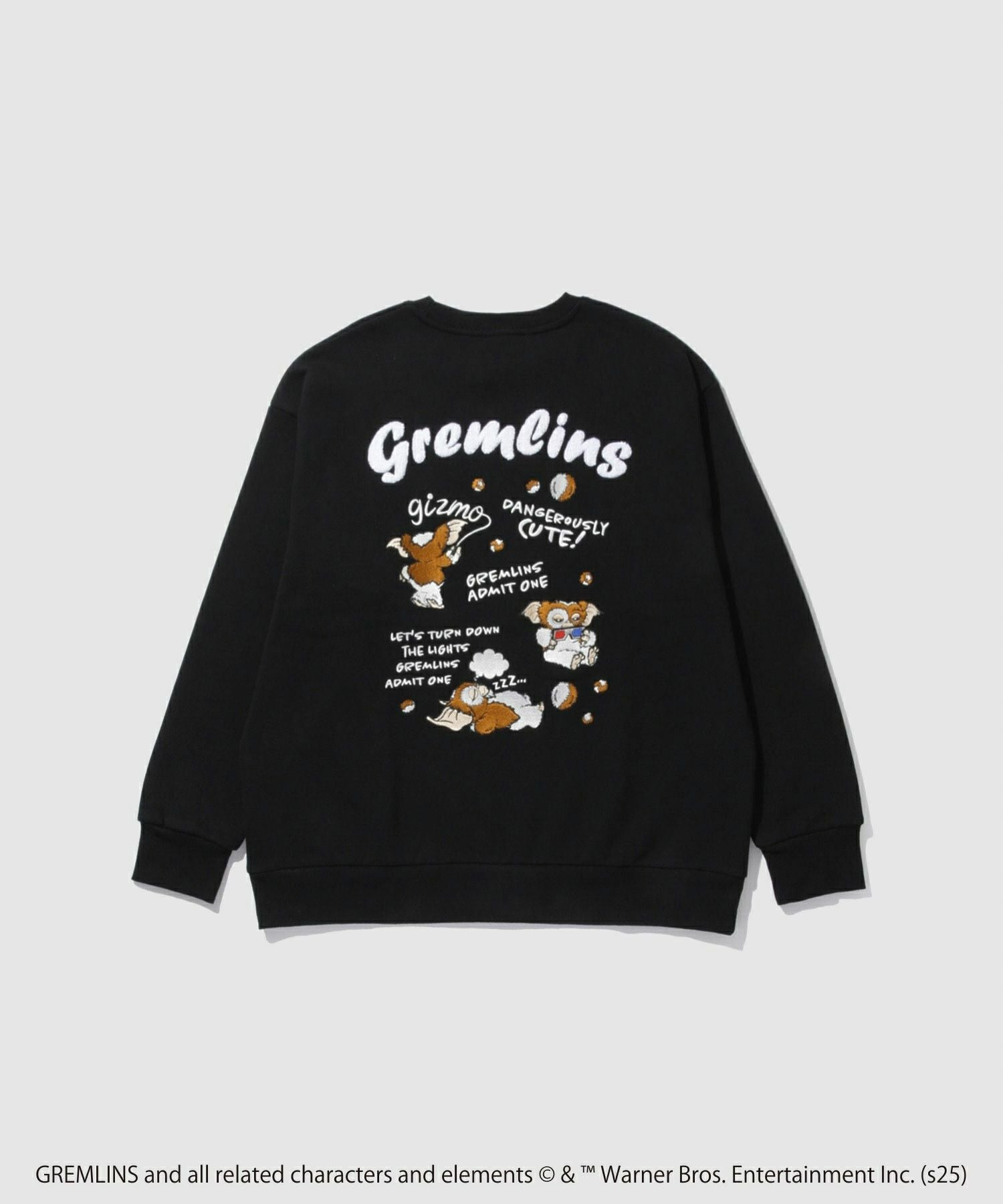 GREMLINS 刺繍トレーナー メンズ