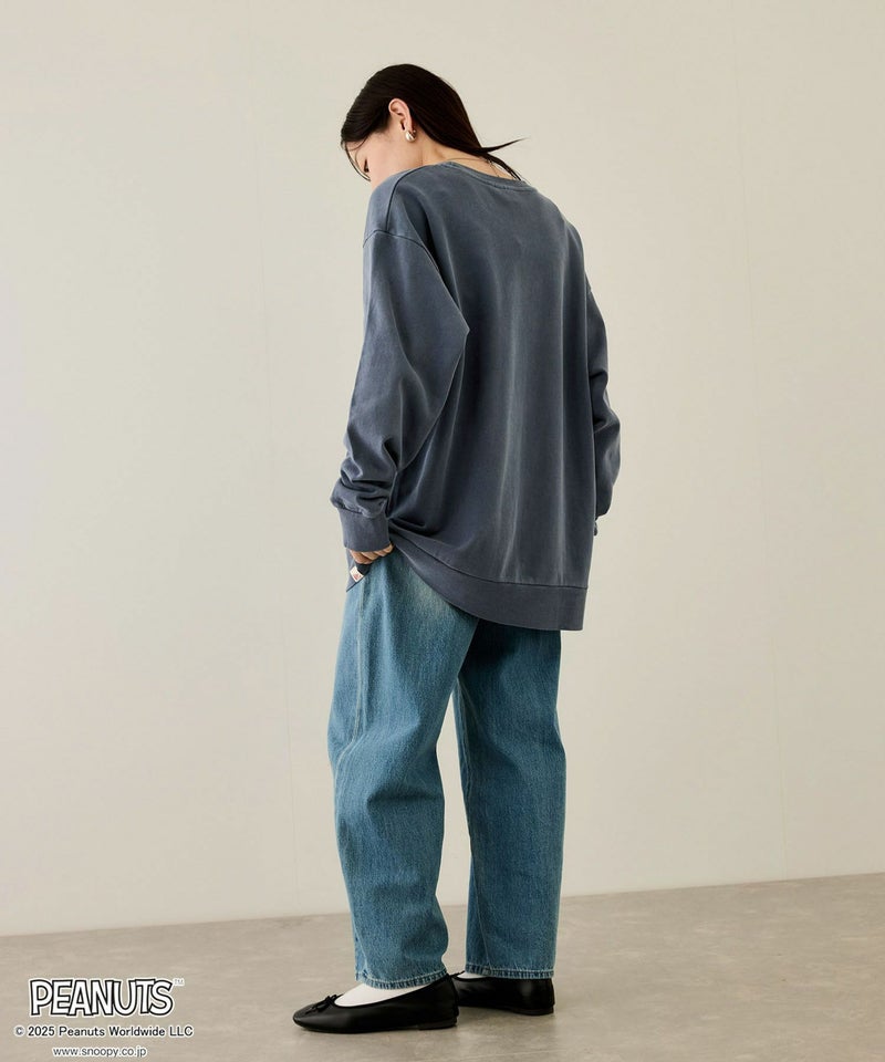 [値下げ]PEANUTS SNOOPY ピグメント加工プリントトレーナー メンズ商品画像-16