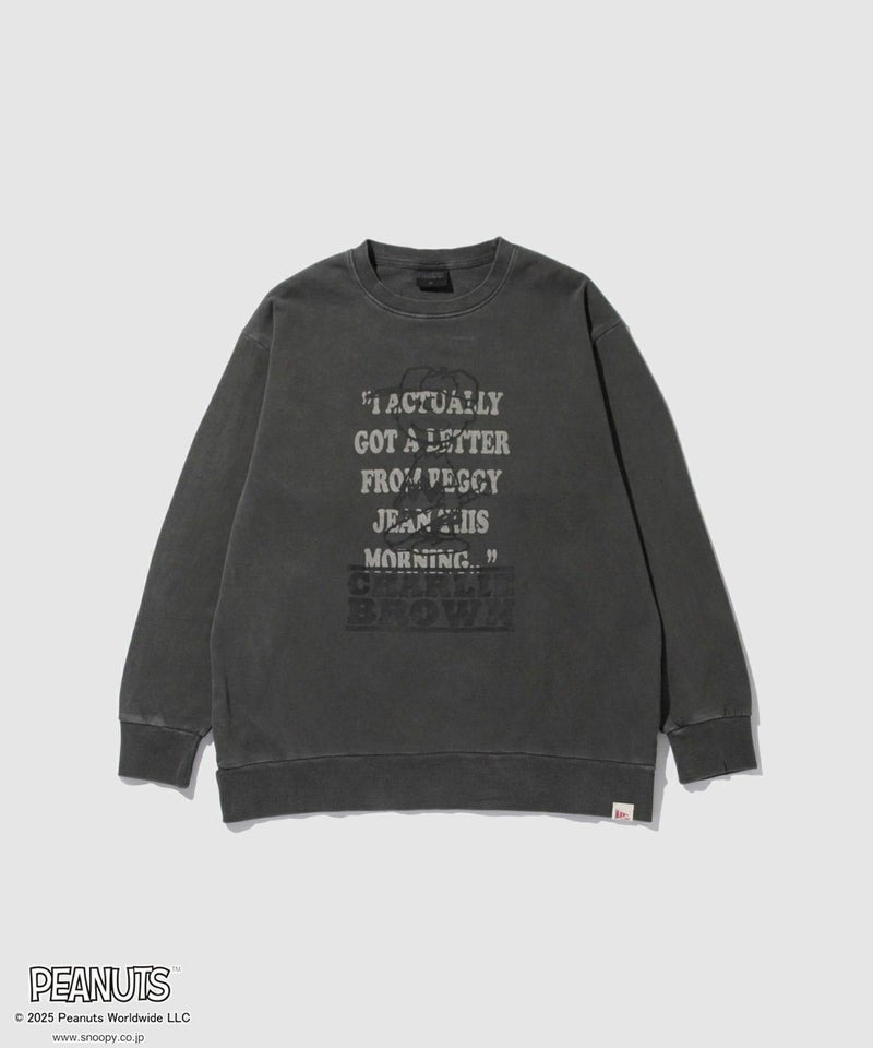 [値下げ]PEANUTS SNOOPY ピグメント加工プリントトレーナー メンズ商品画像-21