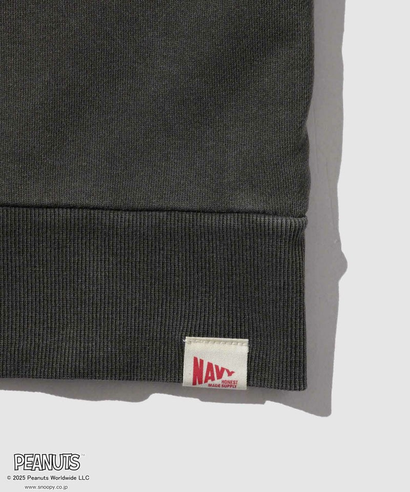 PEANUTS SNOOPY ピグメント加工プリントトレーナー メンズ商品画像-26