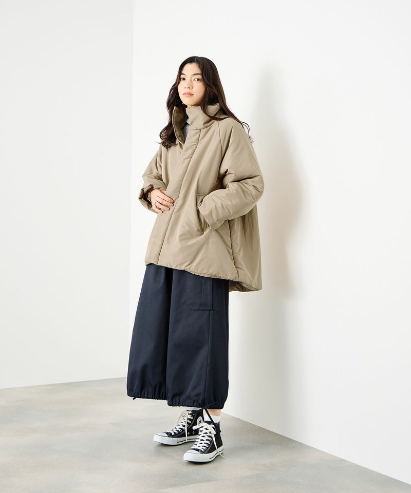 [値下げ]Idnes  コクーン中綿ジャケット レディース商品画像-14